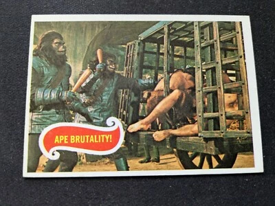 1969 Topps Planet of the Apes Card # 13 Ape Brutality! (EX/NM) - Image 1 of 3
