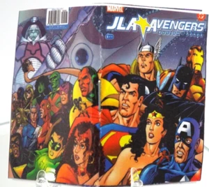 Mini JLA v AVENGERS #1 1:6 Größe 24 ORIGINALSEITEN REPLIKA COMIC - Bild 1 von 7