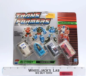 Figuras Hasbro de colección Rescue Patrol Micromaster MOSC G1 Transformers 1989 - Imagen 1 de 4