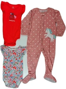 NWT toddler girls clothing set of 3 outfits two 18 month & one 2T CARTERS - Picture 1 of 12