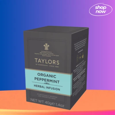 Taylors Organic Peppermint Herbal Tea 20 Teabags - Image 1 of 2