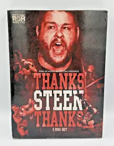 Juego de 3 discos DVD Kevin Owens WWE AEW TNA NXT NWA ROH Wrestling GRACIAS STEEN GRACIAS NWA - Imagen 1 de 3