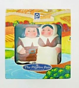 Publix Der Pilger Paar Keramik Serviettenhalter 2002-Neu in Box  - Bild 1 von 4