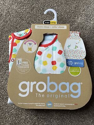 Grobag Gro Bag Sleeping Bag Baby Boy Girl Unisex 0-6 M 2.5 Tog Circus Bright • 21.79€