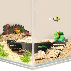 Underground Multi-shape Cave Aquarium Fish Tank Decor Cave Corner Tunnel Shelter - Picture 1 of 193