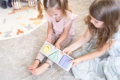 Wooden Color Puzzle – Montessori Shape Sorter Toy & Toddler Puzzle Game for 1 - Image 1 of 4