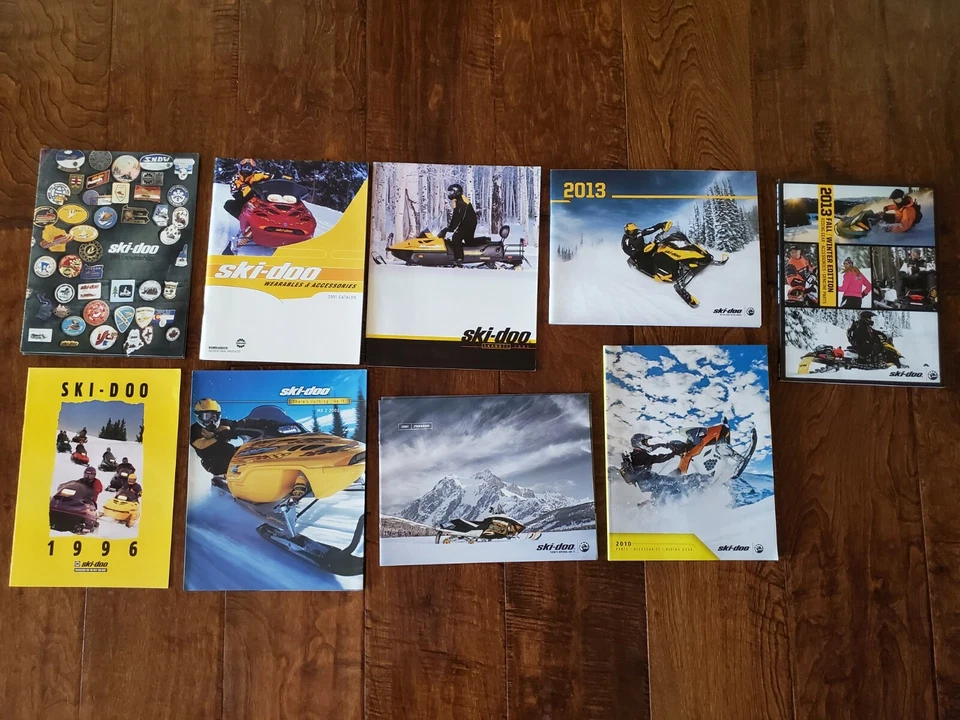 SKI DOO SEA DOO SNOWMOBILE DEALER LITERATURE ** 1987 - PRESENT ** PICK YOUR YEAR