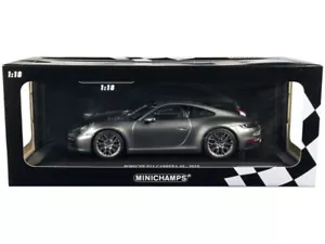 1/18 Minichamps 2019 Porsche 911 992 Carrera 4S grau grün metallic 155067328 - Bild 1 von 3
