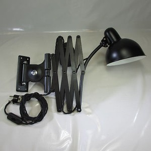 ERSTE Baureihe! Kaiser Idell Lampe Art Deco Lampe Scherenlampe Werkstattlampe