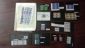 COLLECTION COMMEMORATIVES ERRORS MISTAKES STAMPS MNH - Picture 1 of 7