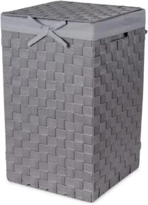 Compactador RAN6890 Cesta de Lavandería Gris 30 x 30 x H.50 cm Usado - Imagen 1 de 5