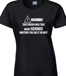 Wissenschaft Damen T-Shirt lustig Hobby Geschenkidee Lehrer Wissenschaftler Dozent Physik - Bild 1 von 3