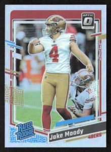2023 Donruss Optic Jake Moody #289 RC HOLO San Francisco 49ers - Picture 1 of 2