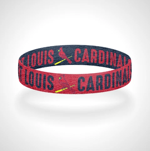 Reversible St Louis Cardinals Bracelet Wristband Go Redbirds STL Cardinals Cover