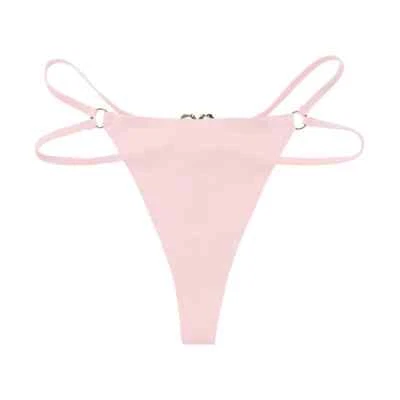 Sexy Women G String Briefs Ice Silk Panties Girls Underwear Thong Underpants - Image 1 of 4