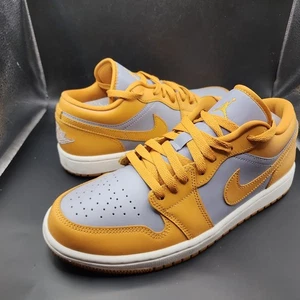 Nike Air Jordan 1 Low Gold Star Grey White Men's 9.5 DC0774-020 - Picture 1 of 8