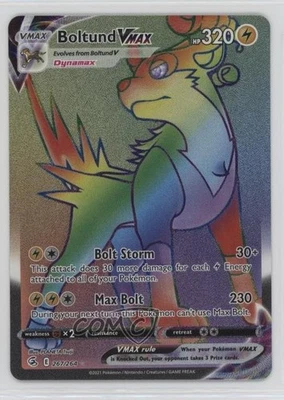 Secret - Boltund VMAX Pokemon Sword & Shield Fusion Strike #267 - Image 1 of 2