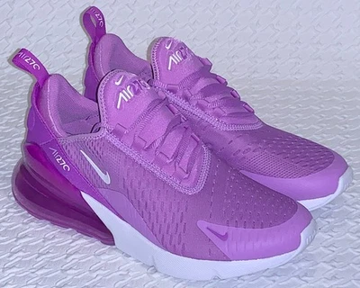 NIKE Air Max 270 Rush Fucsia Dream Performance Zapatos de Calle Jóvenes Niñas Talla 7 Foto 1 de 4