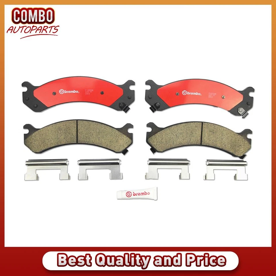 Conjunto de pastilhas de freio a disco dianteiro serve para Chevrolet Express 3500 2003-2017 - Imagem 1 de 4