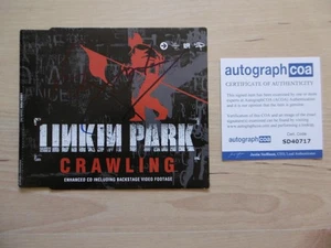 Linkin Park "Mike Shinoda & Phoenix" Autogramm signed CD -Cover "Crawling" ACOA - Picture 1 of 3