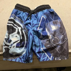 Marvel Black Panther Boys Swim Shorts Trunks Size S w/ Mesh Lining - Picture 1 of 5