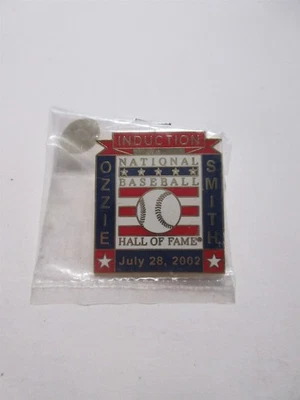 Broche de indução de beisebol HOF 2002 Ozzie Smith  - Imagem 1 de 3