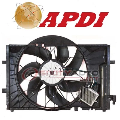 APDI Dual Radiator & Condenser Fan Assembly for 2001-2005 Mercedes-Benz C320 ze Foto 1 de 4