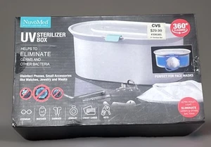 New In Box- NuvoMed UV Sterilizer Box UV Light Eliminates Germs And Bacteria - Picture 1 of 3