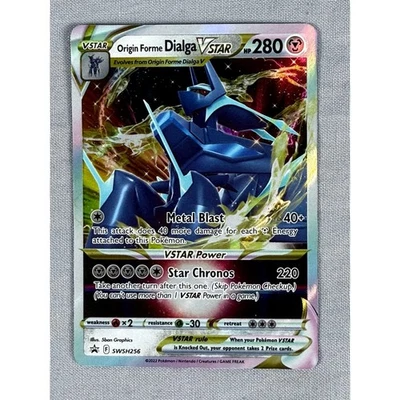 Origin Forme Dialga VSTAR - SWSH256 - Full Art Promo Near Mint Pokemon - Image 1 of 2