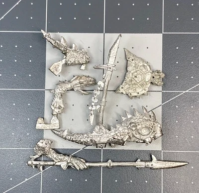 Warhammer Lizardmen Lord Kroq-GAR BODY brocas de metal sin montaje GW ciudadela fuera de servicio AZ25 Foto 1 de 2