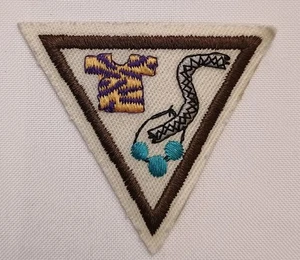 Pfadfinder Brownie Kunst zum Tragen TRY-IT Abzeichen Patch bestickt - Bild 1 von 5