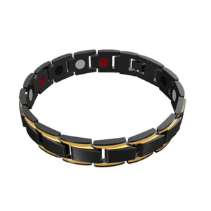 Magnet Hämatit Kupfer Armband Herren Gesundheitsarmbänder mit Haken Schnalle Verschluss - Bild 1 von 1