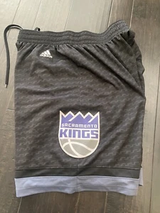 Adidas Team Issued Authentic NBA Game Basketball Shorts Sacramento Kings Sz 2XL - Picture 1 of 5