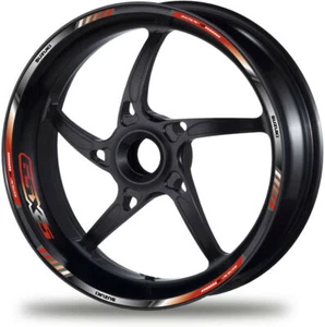 Juego de calcomanías de rueda de motocicleta GSX-S1000 pegatinas de llanta Suzuki GSXS 1000 rojo negro - Imagen 1 de 2