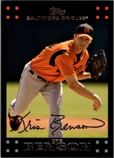 2007 Topps Baltimore Orioles Baseball Card #483 Kris Benson