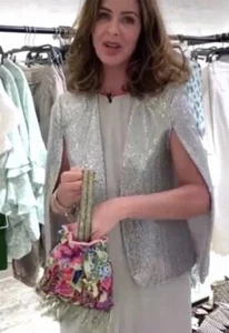 Blazer Zara Plata Capa Talla S Nuevo con Etiquetas Trinny - Imagen 1 de 6