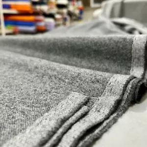 Tela de traje gris 100 % lana para chaqueta, (150 cm, 1,5 metros veya 1,64 yardas) - Imagen 1 de 4