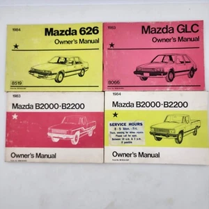 Mazda Owners Manuals 626 GLC B2000 2200 1983 1984 VGVC CHOOSE - Picture 1 of 6