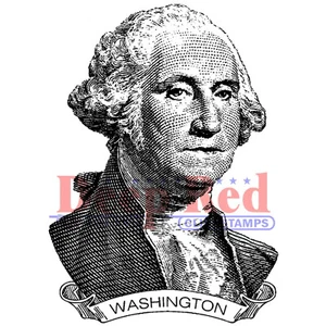 Francobolli Rosso Profondo Presidente Washington Timbro a Gomma - Foto 1 di 6