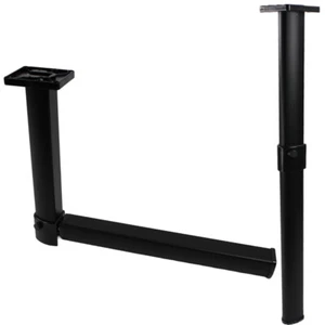 Pie de mesa articulado mesa pie de apoyo caravana caravana autocaravana barco aluminio negro 720 mm - Imagen 1 de 8