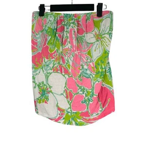 Top tubo floral rosa Lilly Pulitzer talla pequeña - Imagen 1 de 3