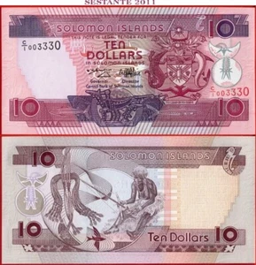 Islas Salomón 10 dólares nd 1996 Prefic C/1 P 20 UNC envío gratuito desde 100$ - Imagen 1 de 3