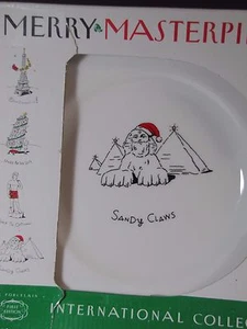 Platos de Postre de Navidad Monuments Primera Edición 4 ¡NUEVO!  Para aficionados a la historia - Imagen 1 de 3