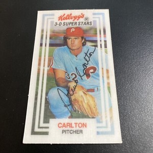 1983 Kellogg's 3-D Super Stars Steve Carlton  Baseball Card #45 Hall of Famer