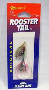 Wordens Original Yakima Bait 1/16 oz Strobe Rainbow Rooster Tail Fishing Lure