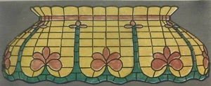 WORDEN LAMP PATTERN FLEUR-DE-LIS Stained Glass Supplies Pattern C234-1 - Picture 1 of 2