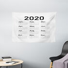 Calendar 2020 Wide Tapestry Minimalist Simple