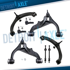 4WD 5-Lug Front Upper & Lower Control Arms Sway Bars Tie Rods for Dodge Ram 1500 - Picture 1 of 8