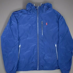 Chaqueta cortavientos Polo Ralph Lauren para hombre azul marino talla M repelente al agua - Imagen 1 de 12
