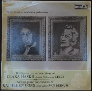 DECCA ACE OF CLUBS ACL 168 ED 1 AUS PRES HASKIL - BEETHOVEN LONG - MOZART PIANO - Foto 1 di 3
